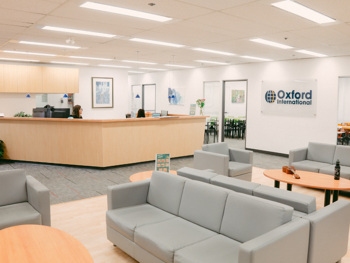 OICC Vancouver campus reception area