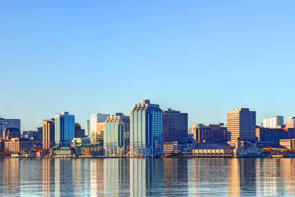 Beautiful Halifax waterfront landscape